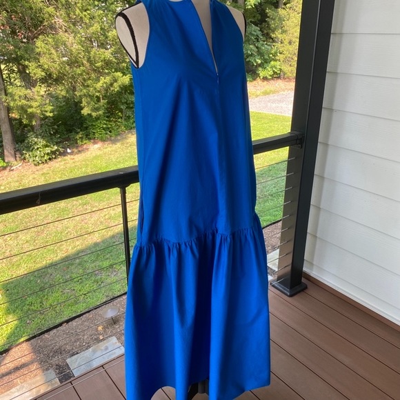 💙 COS. Blue Sleeveless Halter Maxi Dress, Size 2. THIS DRESS IS GORGEOUS ! 💙 - Picture 10 of 12